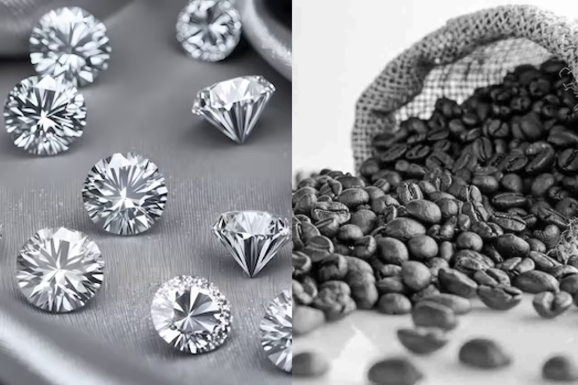 coffee and diamond commodities